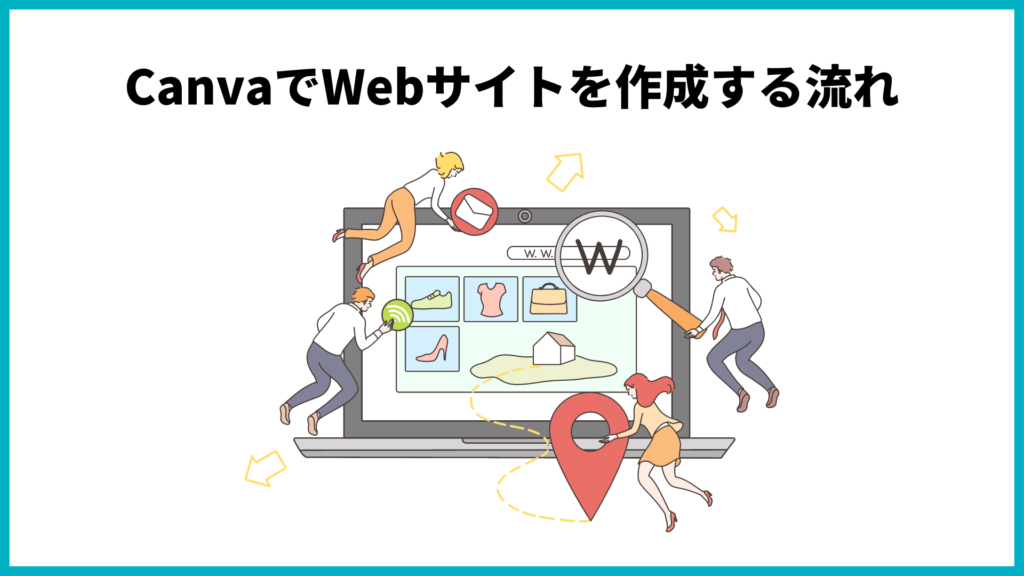CanvaでWebサイトを作成する方法